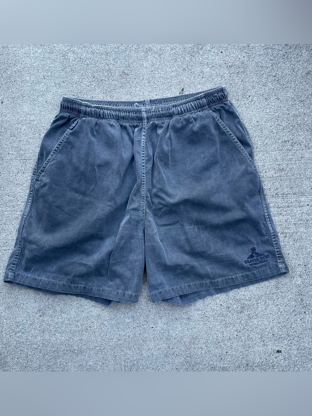 Grey Crazy Shirts crater dyed shorts size medium